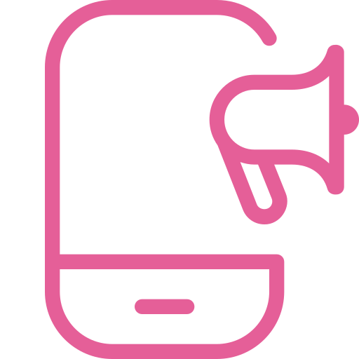 Icône représentant le marketing et projet professionnel - Fiind Sport